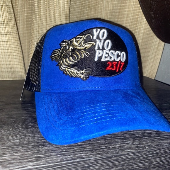 Dandy Hats Yo No Pesco Blue Oscar Ortiz - Picture 1 of 1